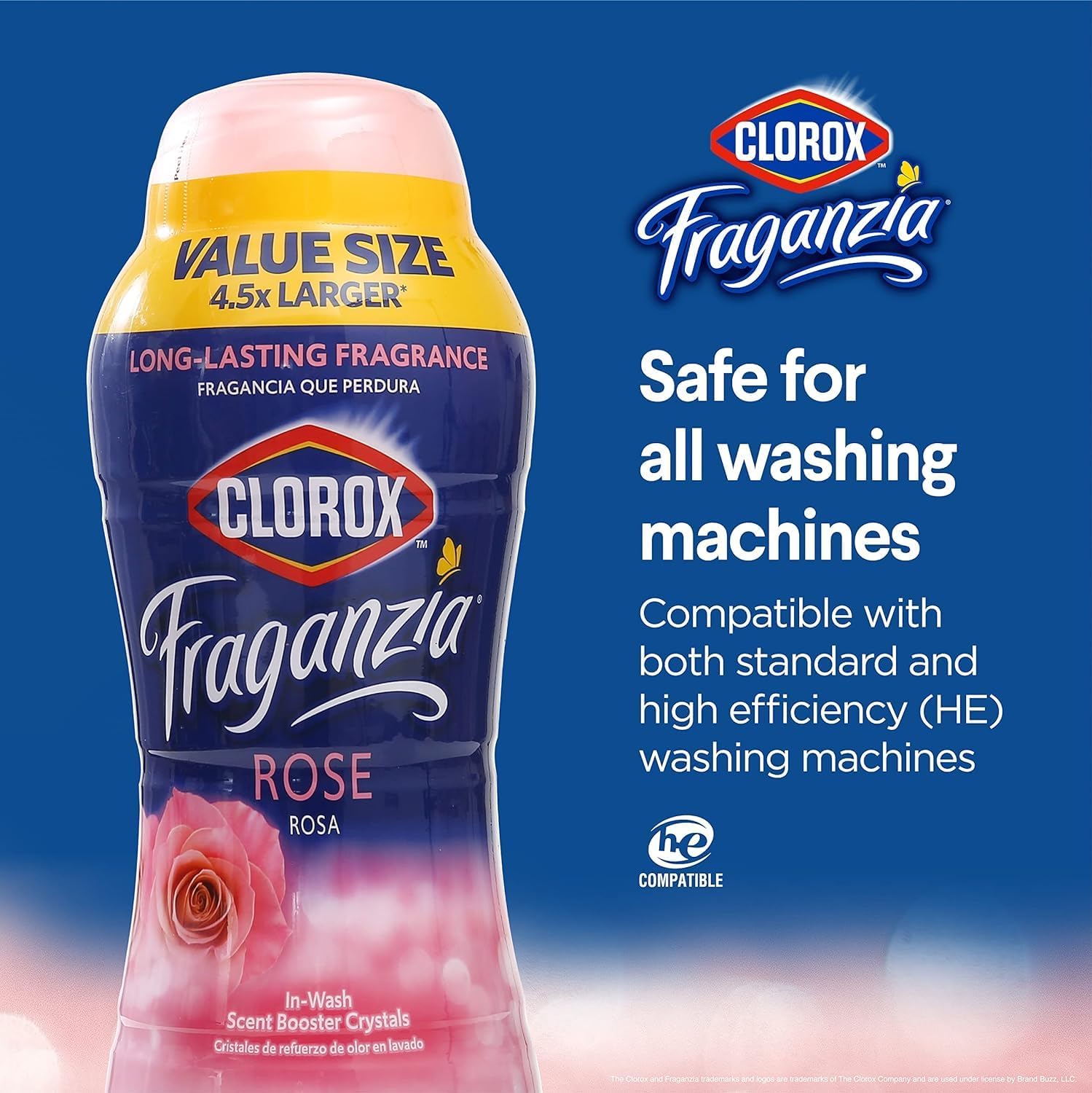 Clorox Fraganzia In-Wash Scent Booster Crystals in Ocean Scent, 18 Oz Twin Pack | Laundry Scent Booster Crystals | In-wash Scent Booster for Fresh Laundry in Ocean Scent 18 Ounce Twin Pack, 36oz