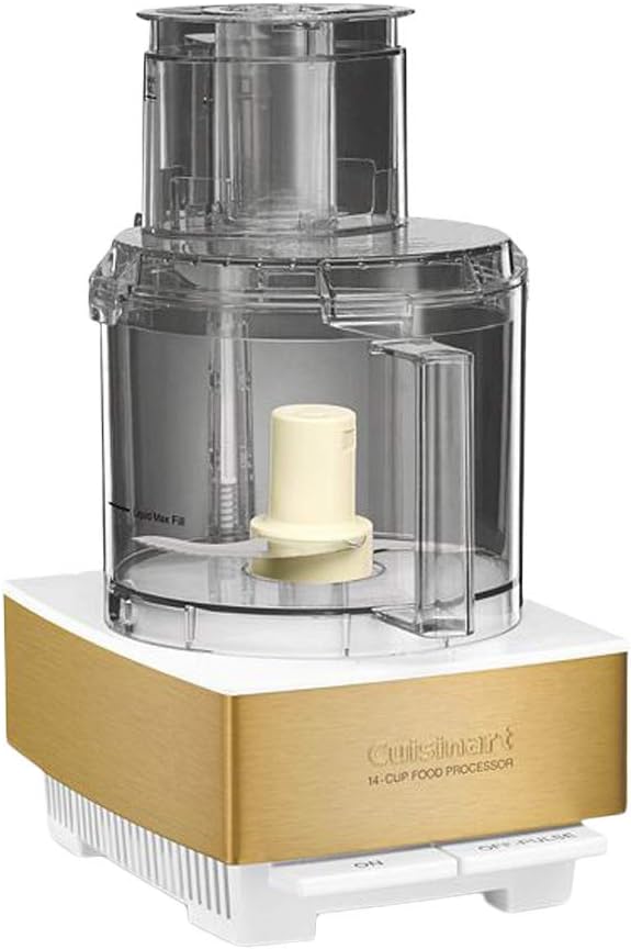 Cuisinart Food Processor 14-Cup Vegetable Chopper for Mincing, Dicing, Shredding, Puree & Kneading Dough, Stainless Steel, DFP-14BCNY
