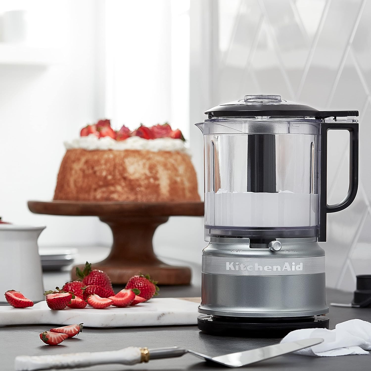 KitchenAid 5 Cup Food Chopper - KFC0516, Empire Red