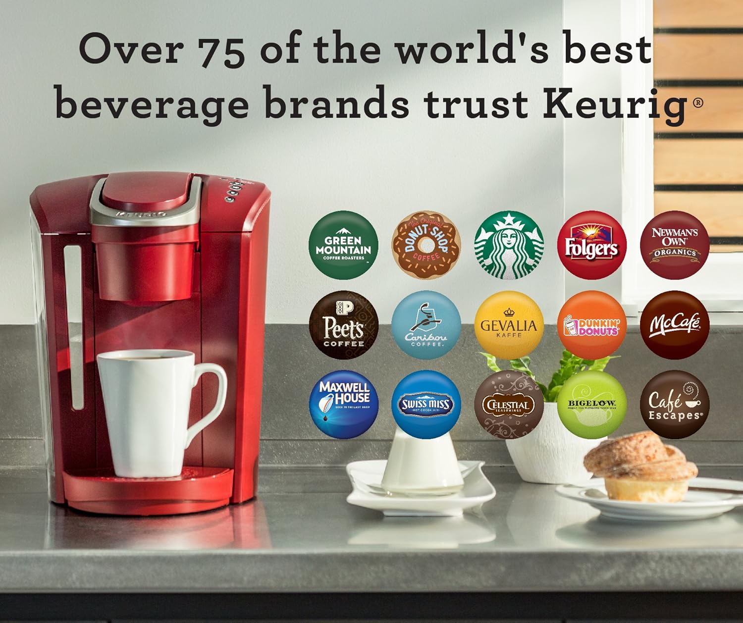 Keurig K-Select Single-Serve K-Cup Pod Coffee Maker, Matte Black