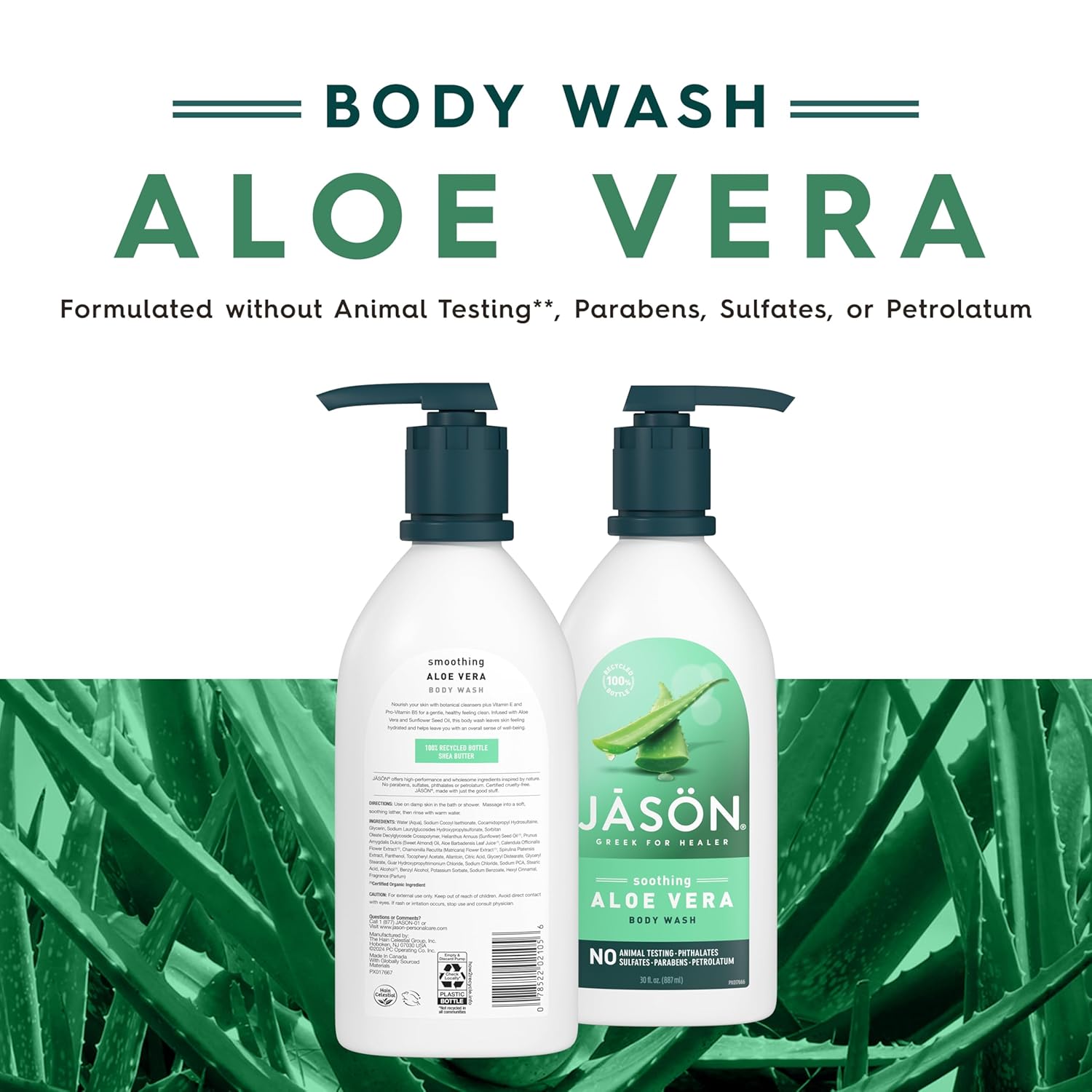 JASON Lavender Calming Body Wash, For a Gentle Feeling Clean, 30 Fluid Ounces