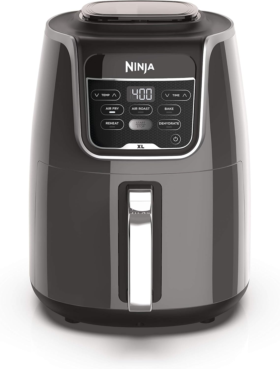 Ninja Air Fryer, Roast, Bake, Air Fry, Roast, Broil, Reheats, & Dehydrates, 4-in-1, Fries, Frozen Food, Veggies, and Juicy Meat, Less Oil, Easy Meals, Healthy Meals