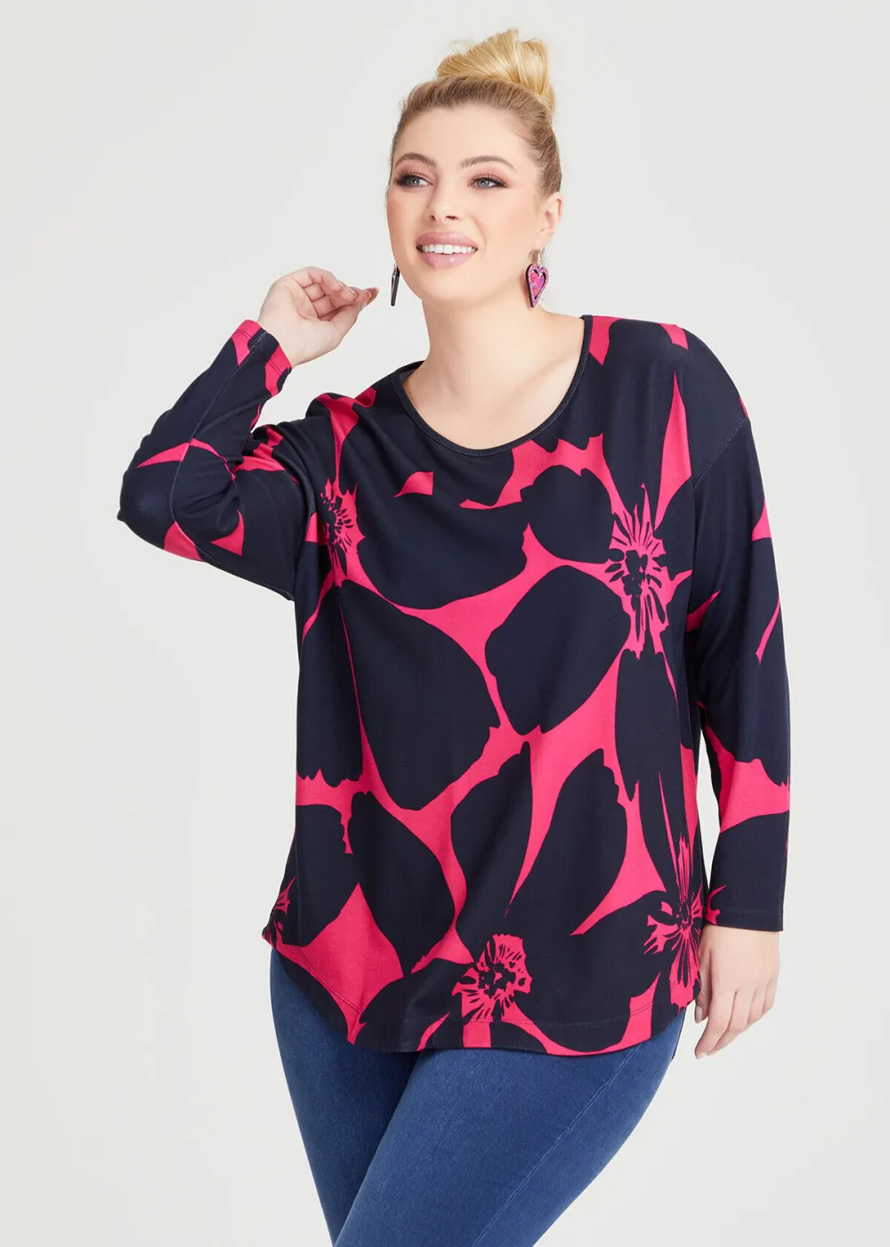 Bamboo Ponte Floralia Top