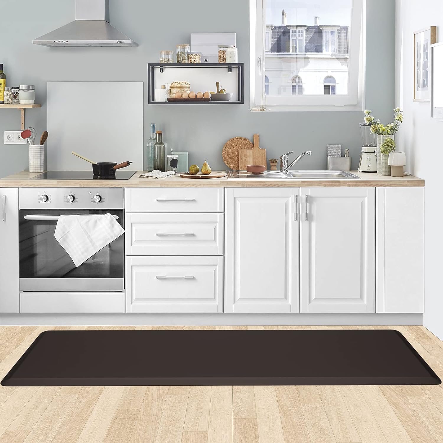 KitchenClouds Kitchen Mat Cushioned Anti Fatigue Rug 17.3