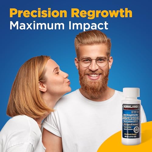 Minoxidil-5% Extra Strength Hair Regrowth for Men, 6 Month Supply