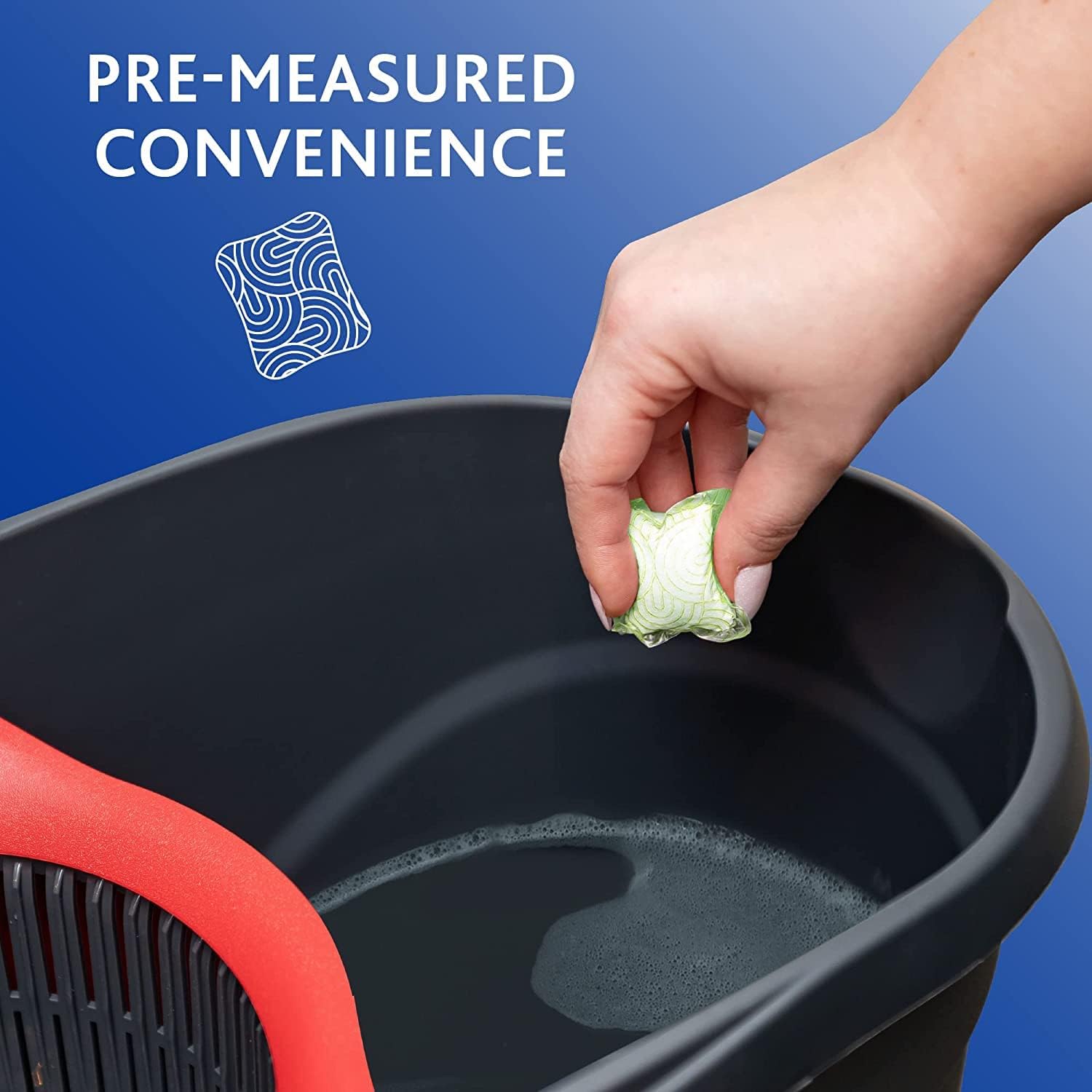 O-Cedar Easywring Microfiber Spin Mop & Bucket Floor Cleaning System with 3 Extra Refills
