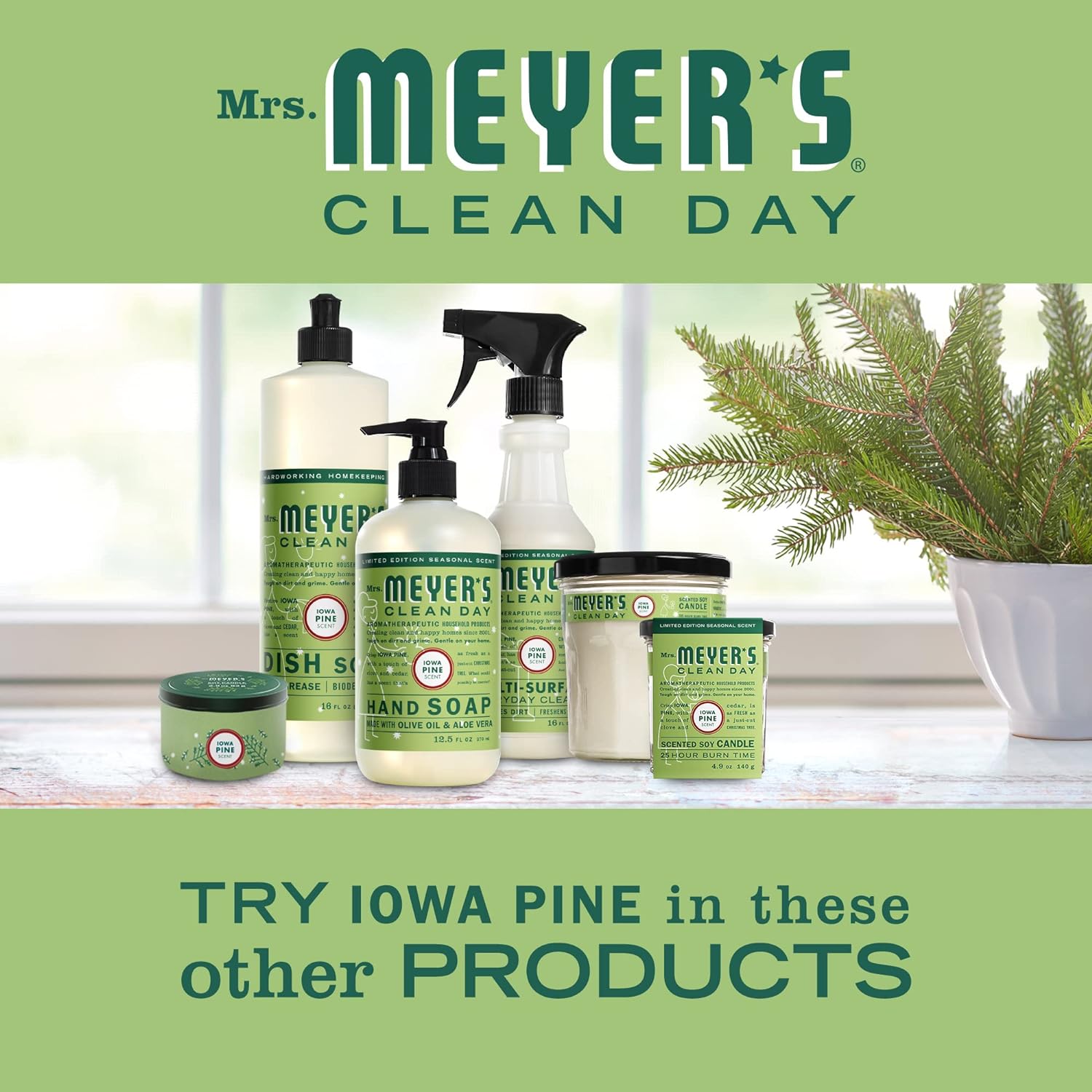 Mrs. Meyer's Liquid Dish Soap, Biodegradable Formula, Lemon Verbena, 16 Fl. Oz - Pack Of 3