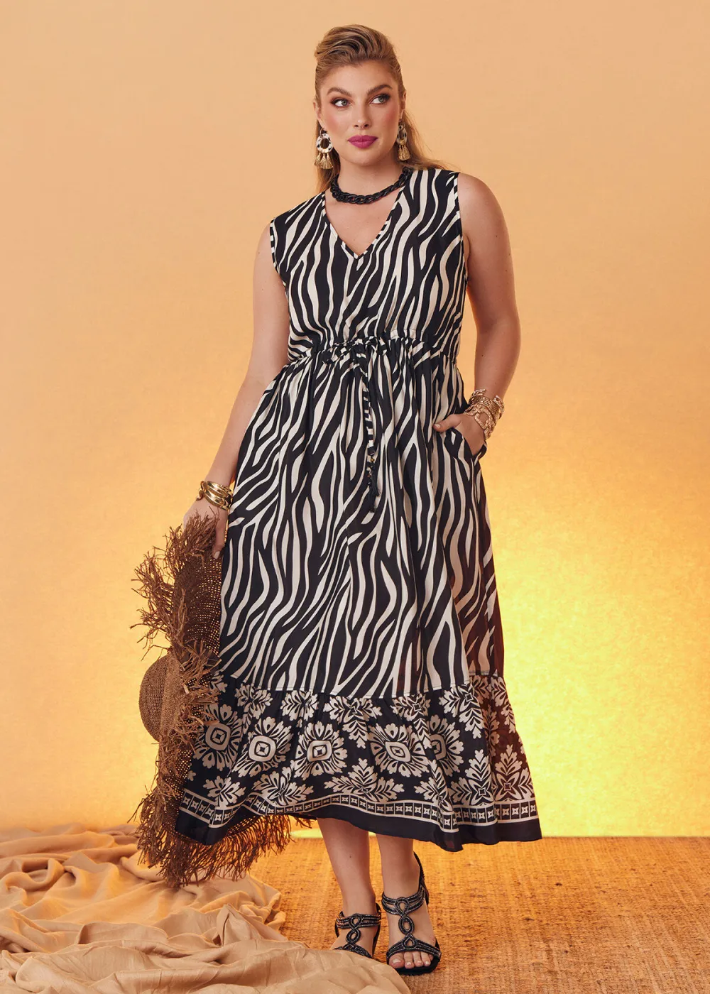 Natural Savannah Maxi Dress