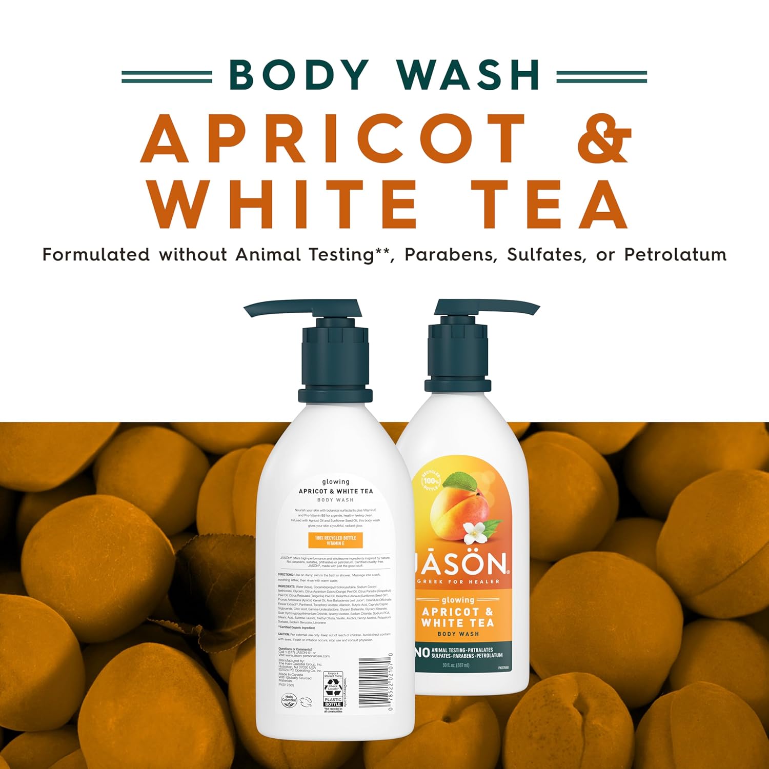 JASON Lavender Calming Body Wash, For a Gentle Feeling Clean, 30 Fluid Ounces
