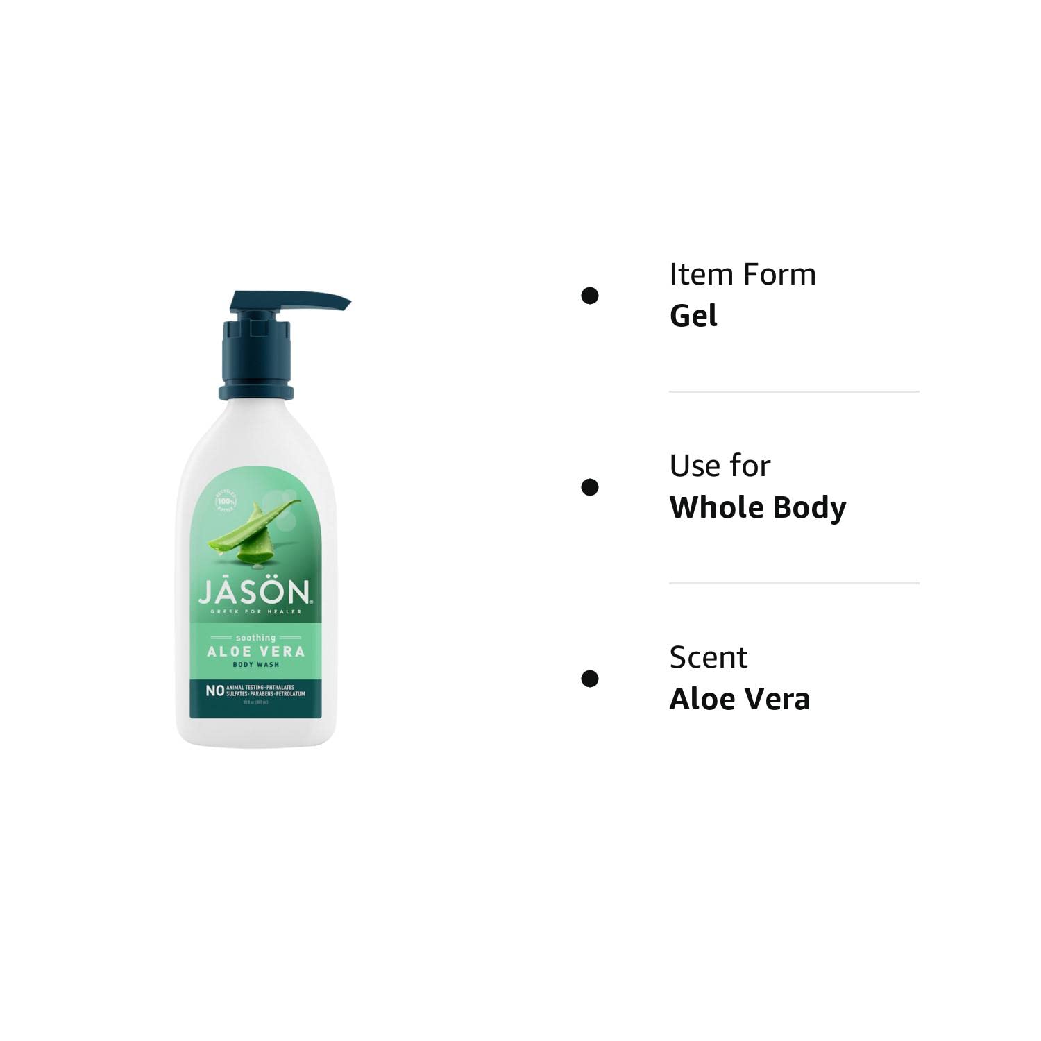 JASON Lavender Calming Body Wash, For a Gentle Feeling Clean, 30 Fluid Ounces