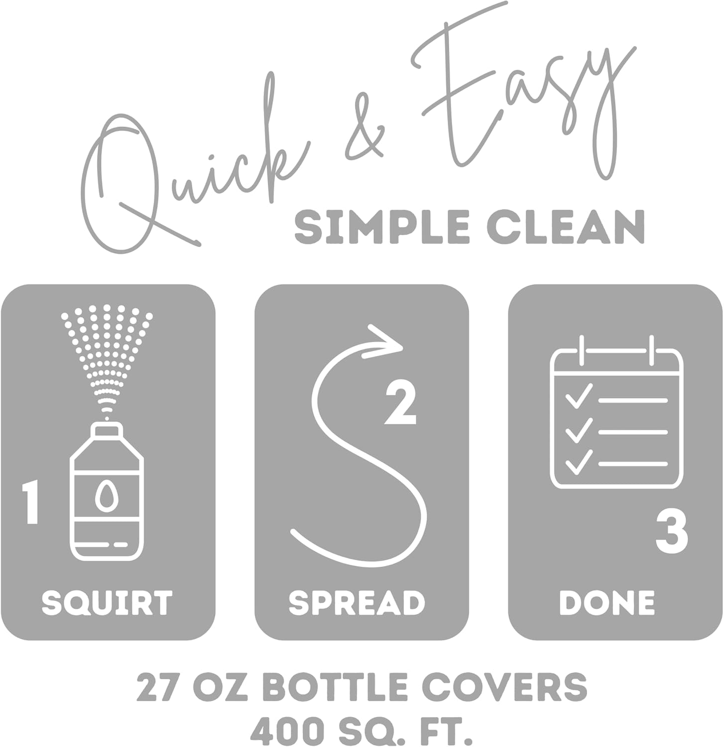 Quick Shine Multi Surface Floor Finish 64oz | Cleaner & Polish to use on Hardwood, Laminate, Luxury Vinyl Plank LVT, Tile & Stone