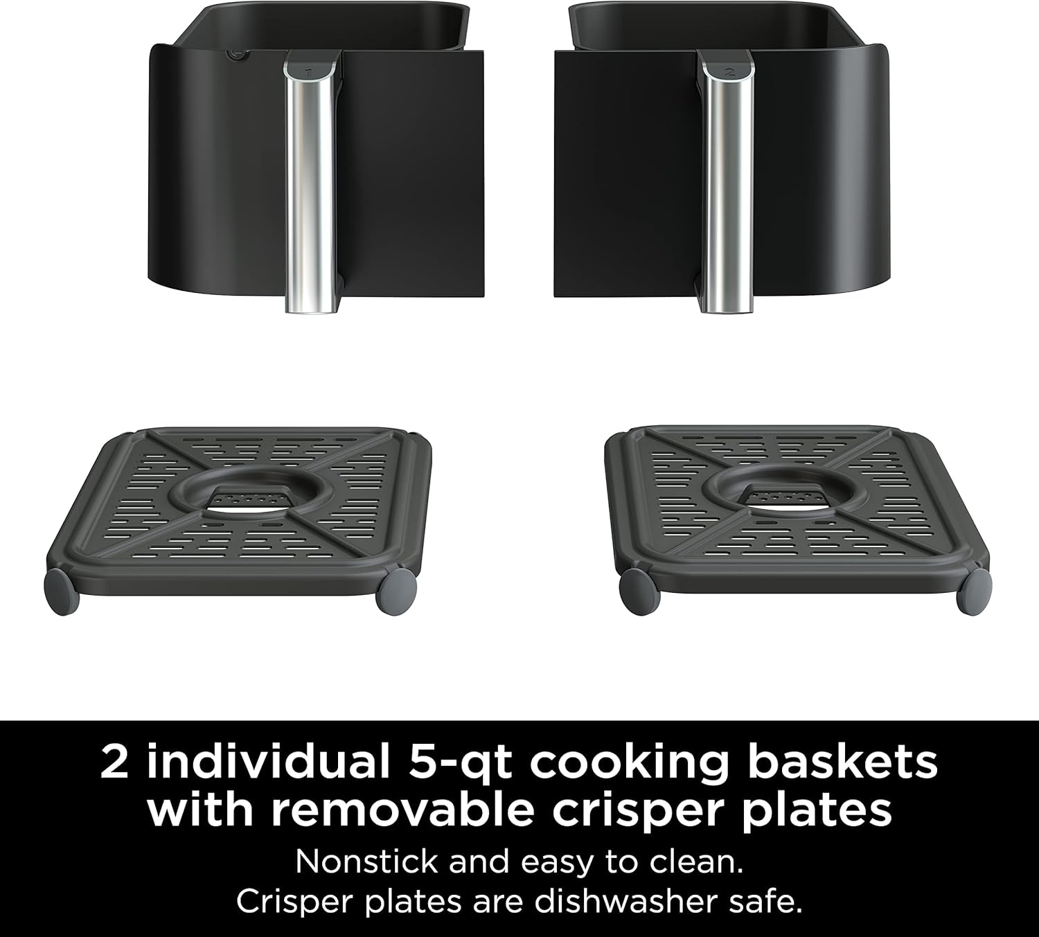 Ninja Air Fryer, Thermometer, Roast, Bake, Air Fry, Crisps, Broil, Reheats, Keep Warm, 10-in-1, Fries, Frozen Food, Veggies, and Meat, Quick Meals, Healthy Meals, Less Oil