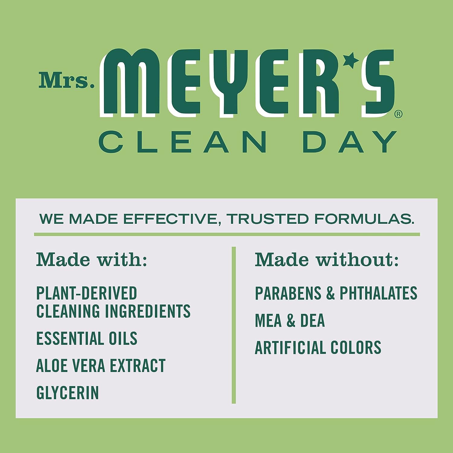 Mrs. Meyer's Liquid Dish Soap, Biodegradable Formula, Lemon Verbena, 16 Fl. Oz - Pack Of 3