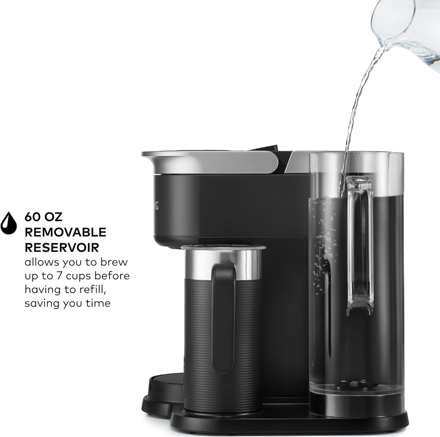 Keurig K-Cafe K-Duo Single Serve Coffee, Latte and Cappuccino Maker, 32 K-Cup Pods, Dark Charcoal