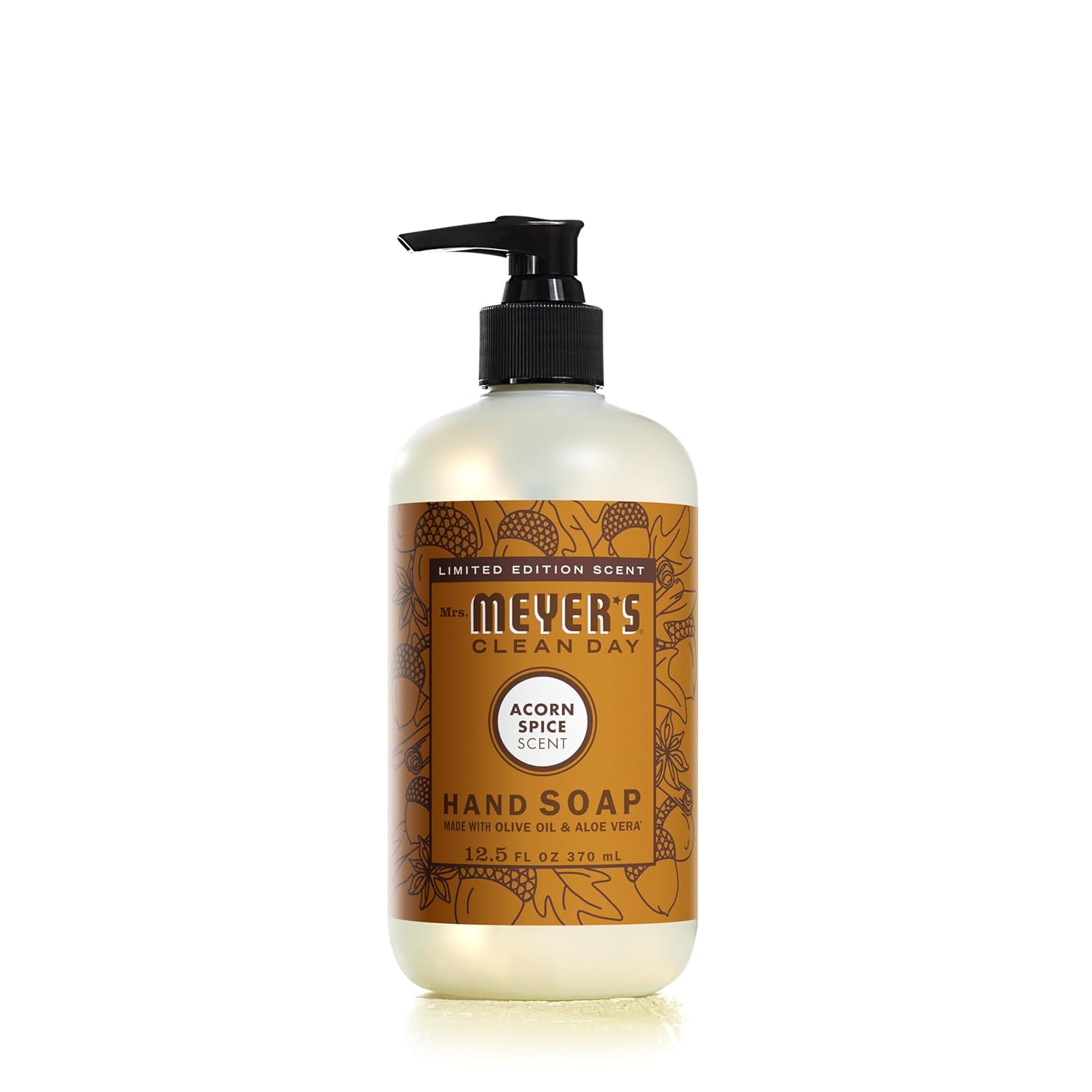 MRS. MEYER'S CLEAN DAY Hand Soap, Made with Essential Oils, Biodegradable Formula, Honeysuckle, 12.5 fl. oz - Pack of 3