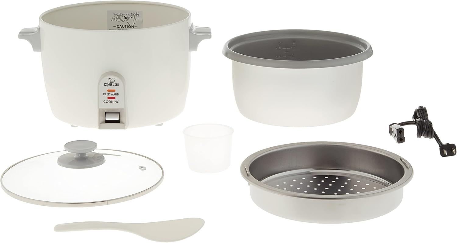 Zojirushi 3 Cup Rice Cooker/Steamer ( White)