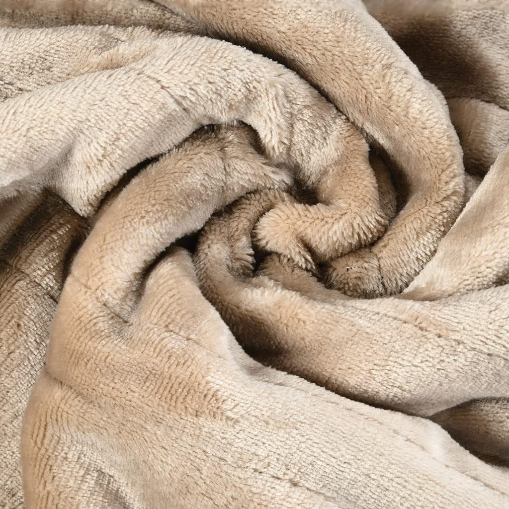 Medical king Heated Blanket, Machine Washable Extremely Soft & Comfortable Electric Blanket Throw Fast Heating with Hand Controller 10 Heating Settings & auto Shut-Off (Gray, 50 x 60)