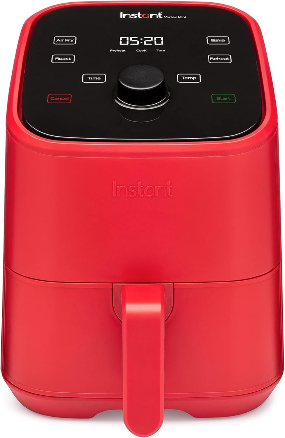 Instant Vortex 2QT Mini Air Fryer, Small Air fryer that Crisps, Reheats, Bakes, Roasts for Quick Easy Meals, Includes over 100 In-App Recipes, is Dishwasher-Safe, from the Makers of Instant Pot, Black