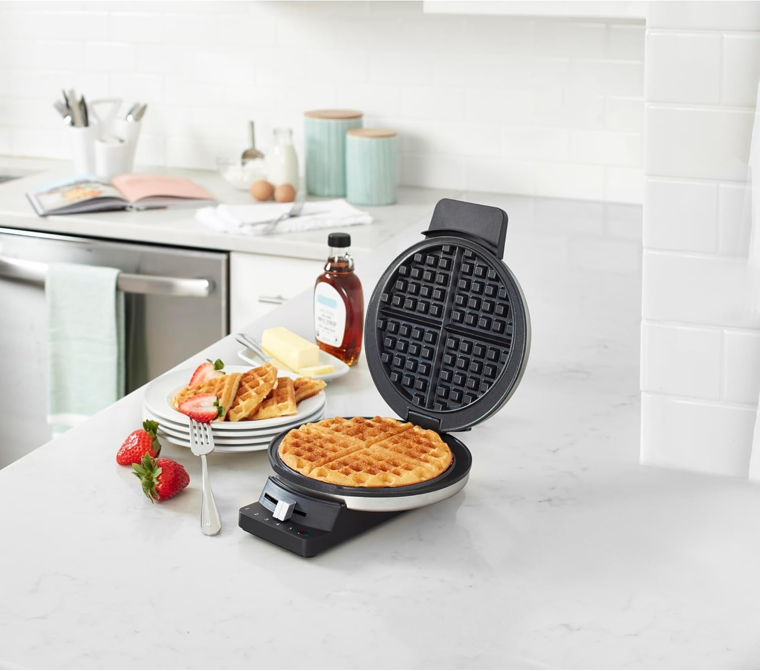Cuisinart Panini Press, Stainless Steel Griddler, Sandwich Maker & More, 5-IN-1, GR-4NP1