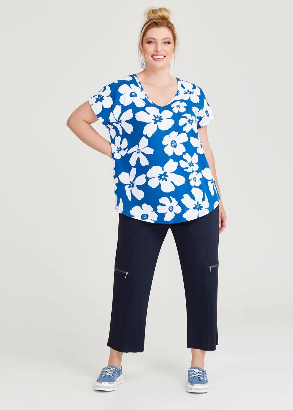 Cotton Daisy Flower Top