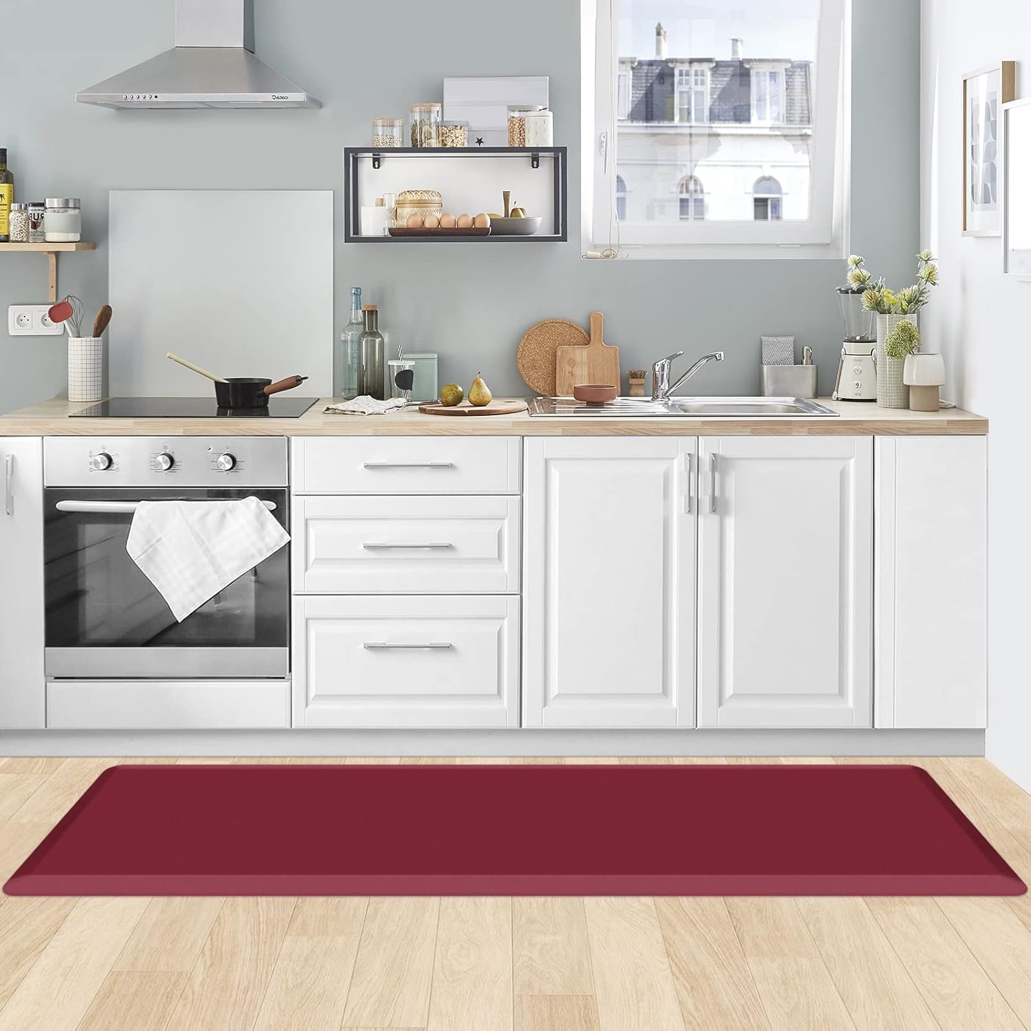 KitchenClouds Kitchen Mat Cushioned Anti Fatigue Rug 17.3
