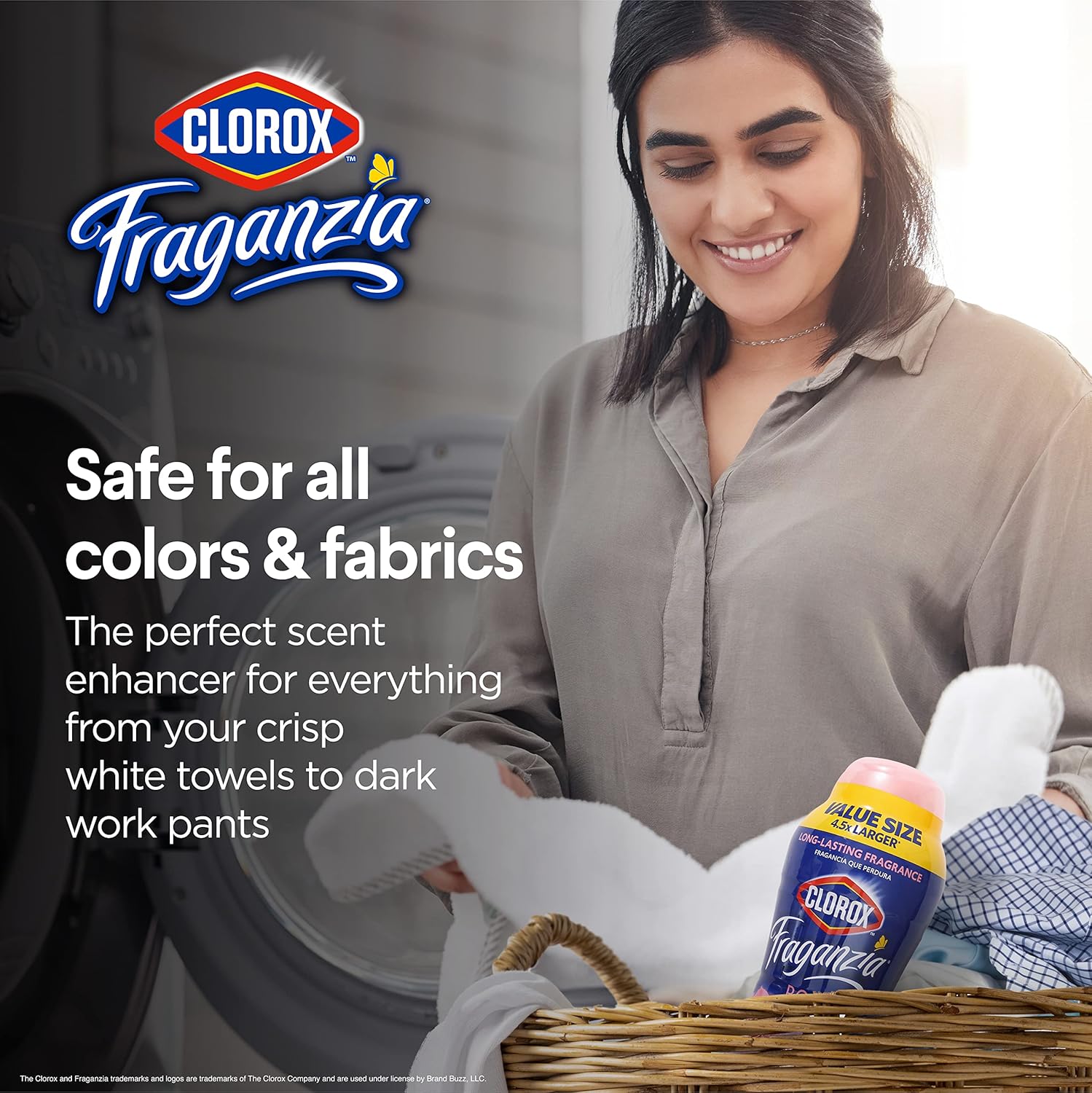 Clorox Fraganzia In-Wash Scent Booster Crystals in Ocean Scent, 18 Oz Twin Pack | Laundry Scent Booster Crystals | In-wash Scent Booster for Fresh Laundry in Ocean Scent 18 Ounce Twin Pack, 36oz