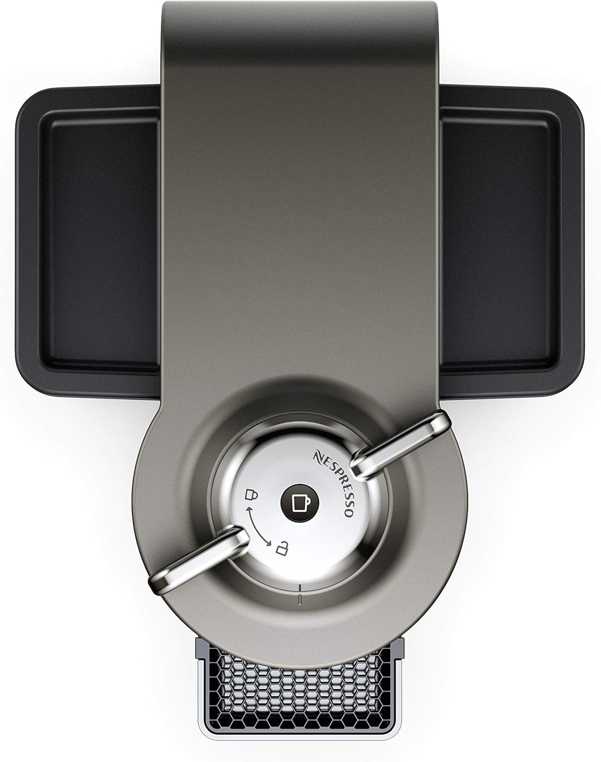 Nespresso Vertuo Coffee and Espresso Maker,1597 ml, by De'Longhi, Graphite Metal