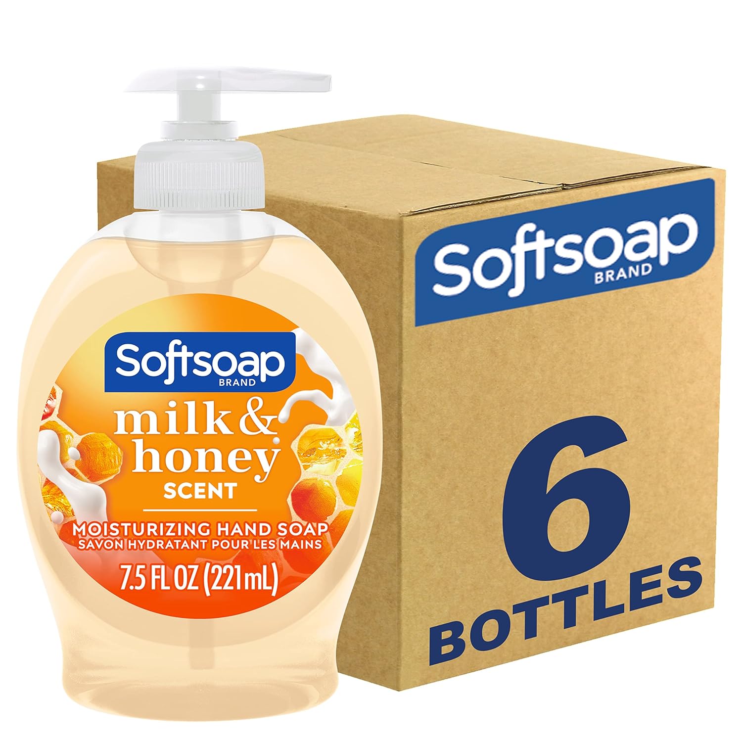 Softsoap Liquid Hand Soap, Fresh Breeze - 7.5 Fl Oz (Pack of 6)