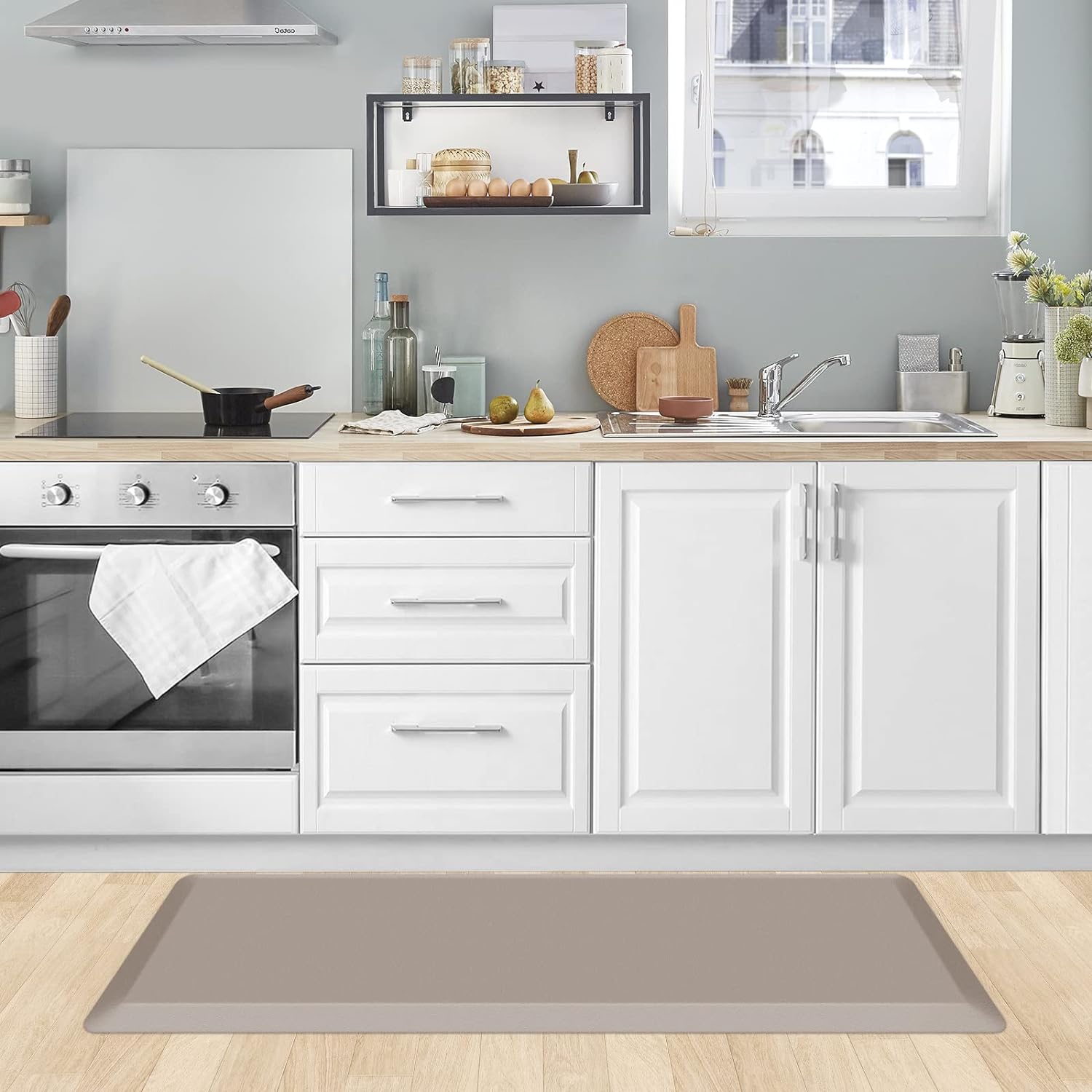 KitchenClouds Kitchen Mat Cushioned Anti Fatigue Rug 17.3