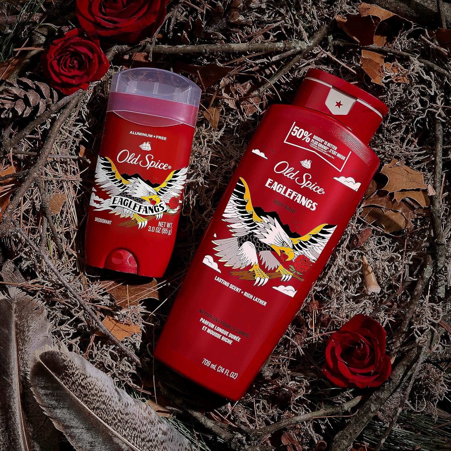 Old Spice Body Wash for Men, 24/7 Shower Fresh with Lasting Scent, Red Collection, Swagger with Cedarwood Scent, 24 fl oz (Pack of 2)