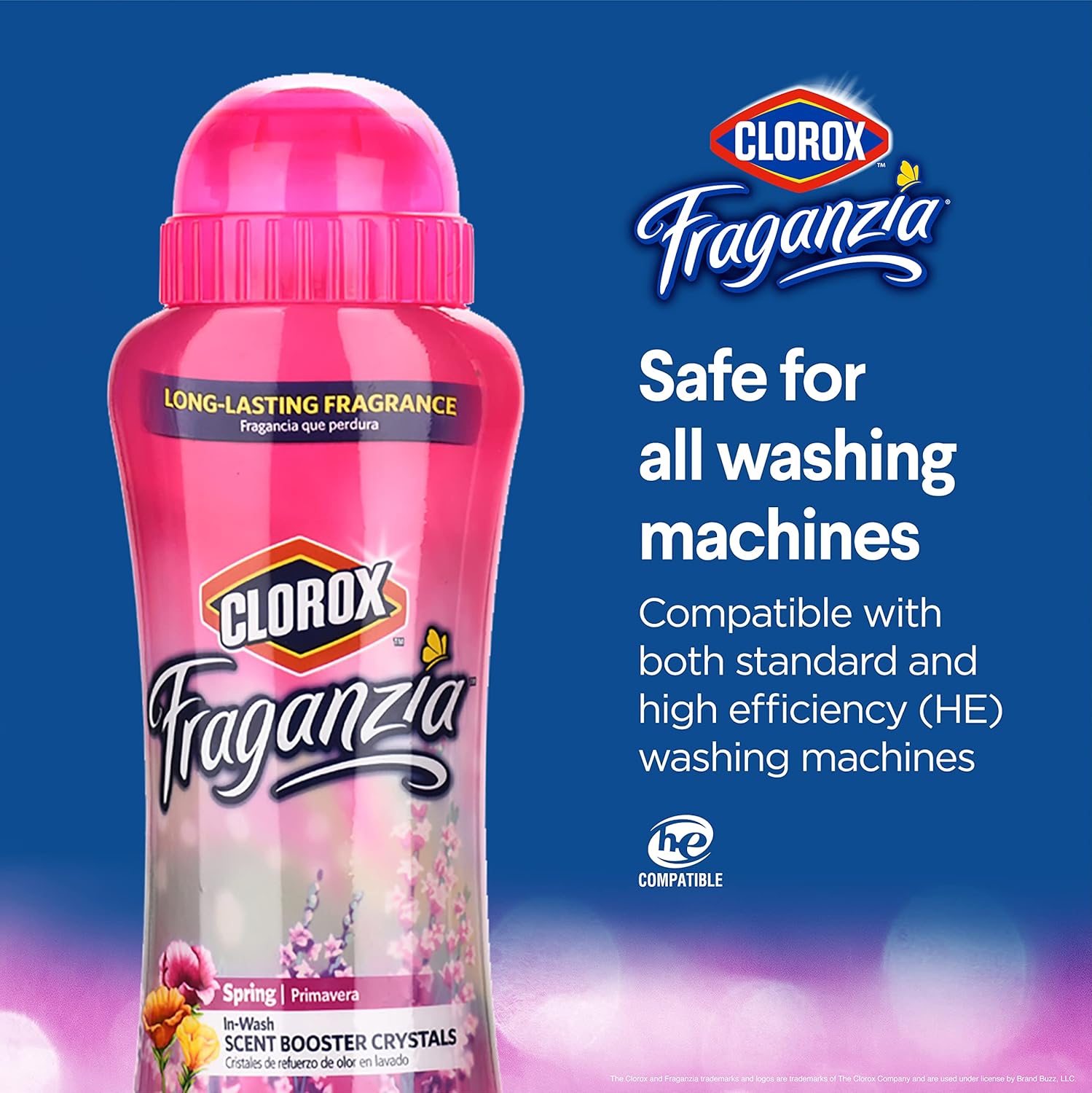 Clorox Fraganzia In-Wash Scent Booster Crystals in Ocean Scent, 18 Oz Twin Pack | Laundry Scent Booster Crystals | In-wash Scent Booster for Fresh Laundry in Ocean Scent 18 Ounce Twin Pack, 36oz