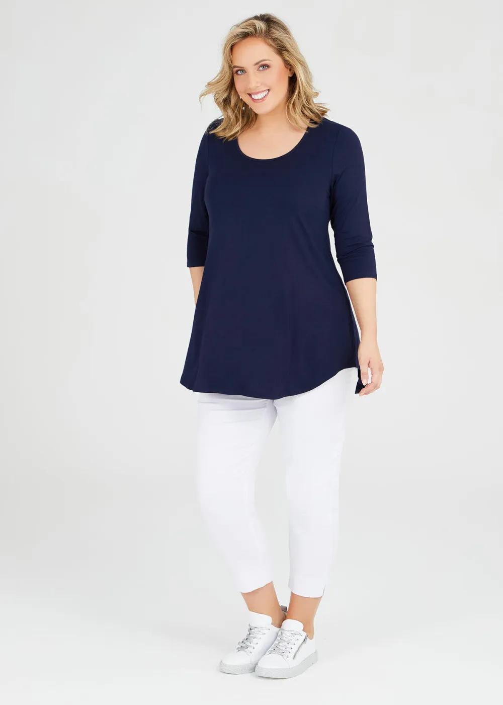 Bamboo Base 3/4 Sleeve Top