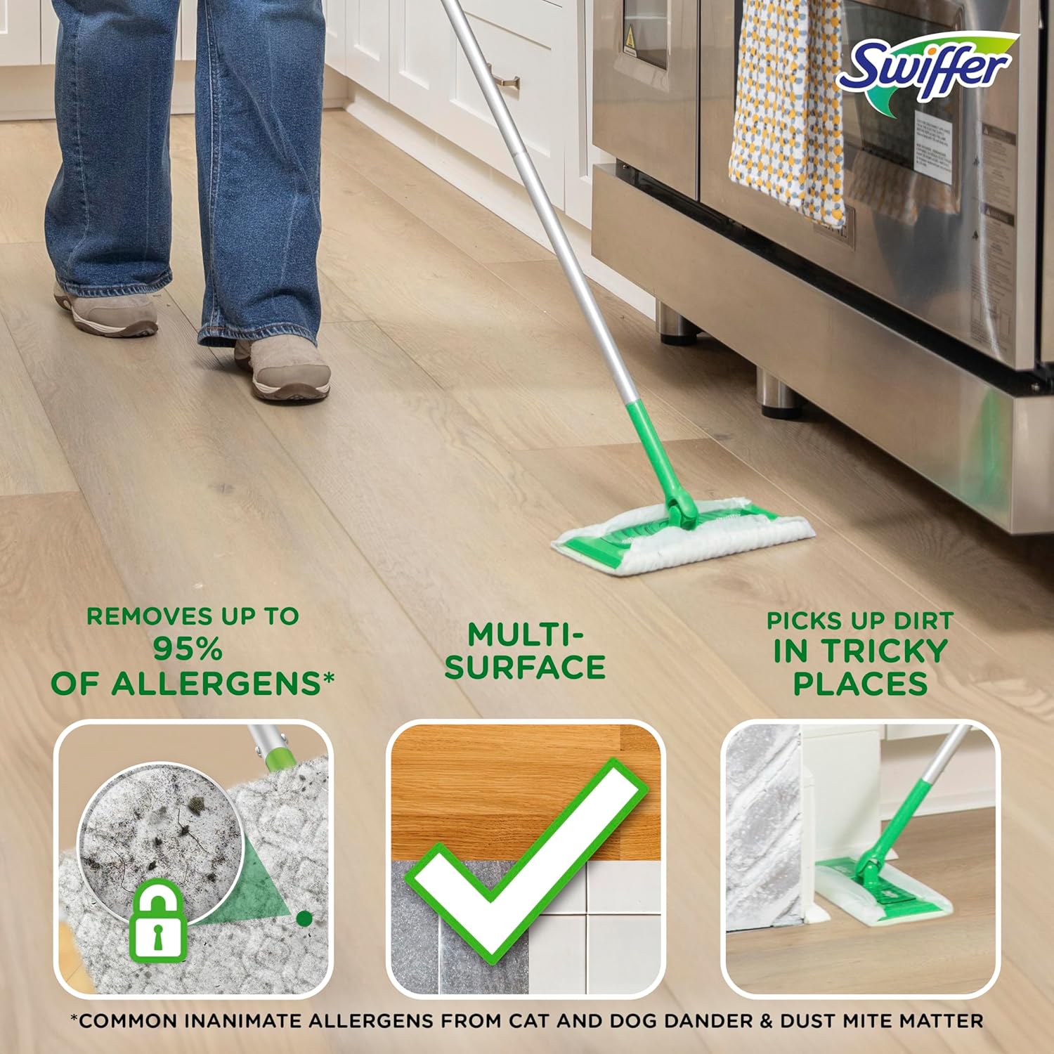 Swiffer Sweeper Dry Sweeping Cloth Refills, Gain Original, 32 Count
