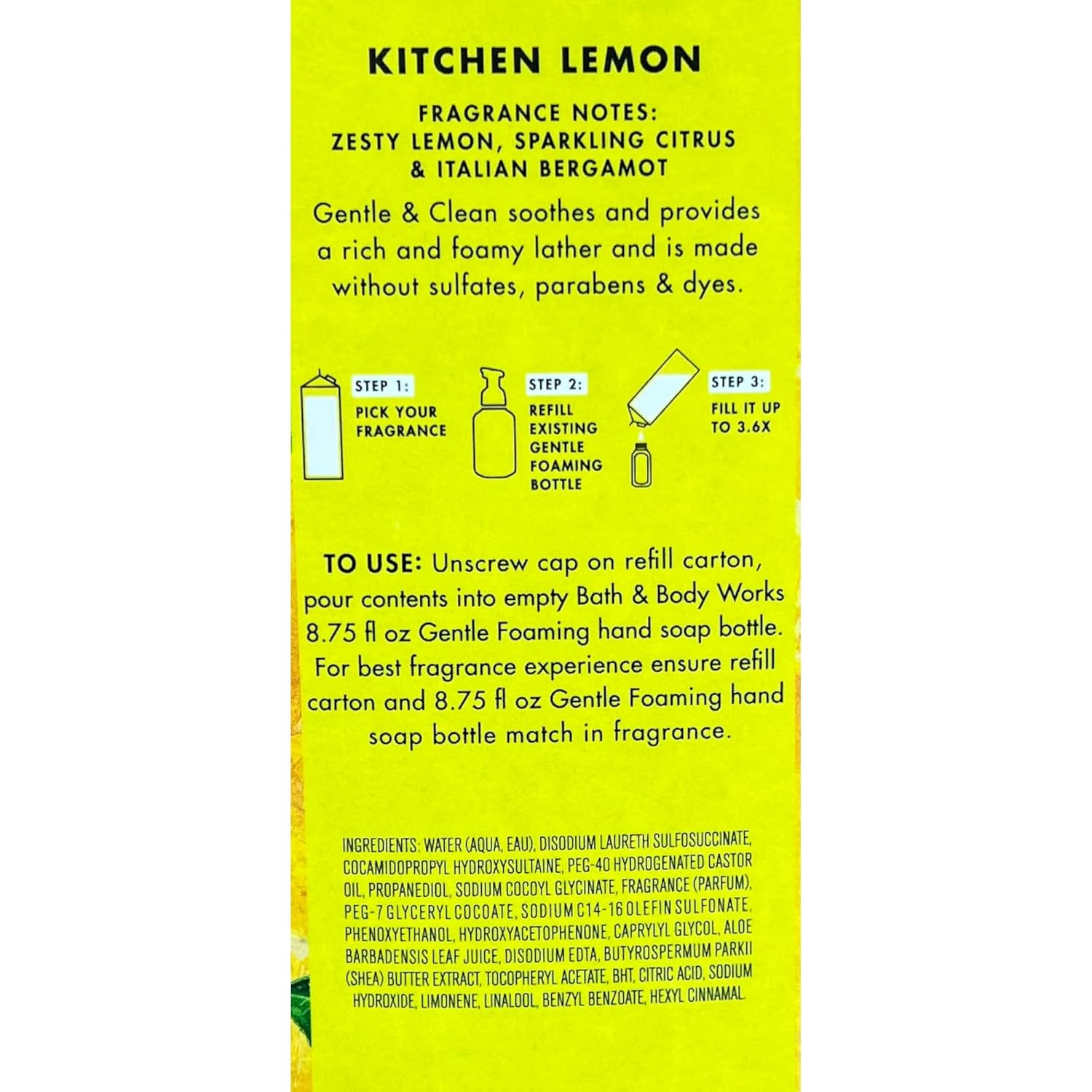 Bath and Body Works FRESH AND BRIGHT Hand Soaps - Set of 5 Gentle Foaming Soaps
