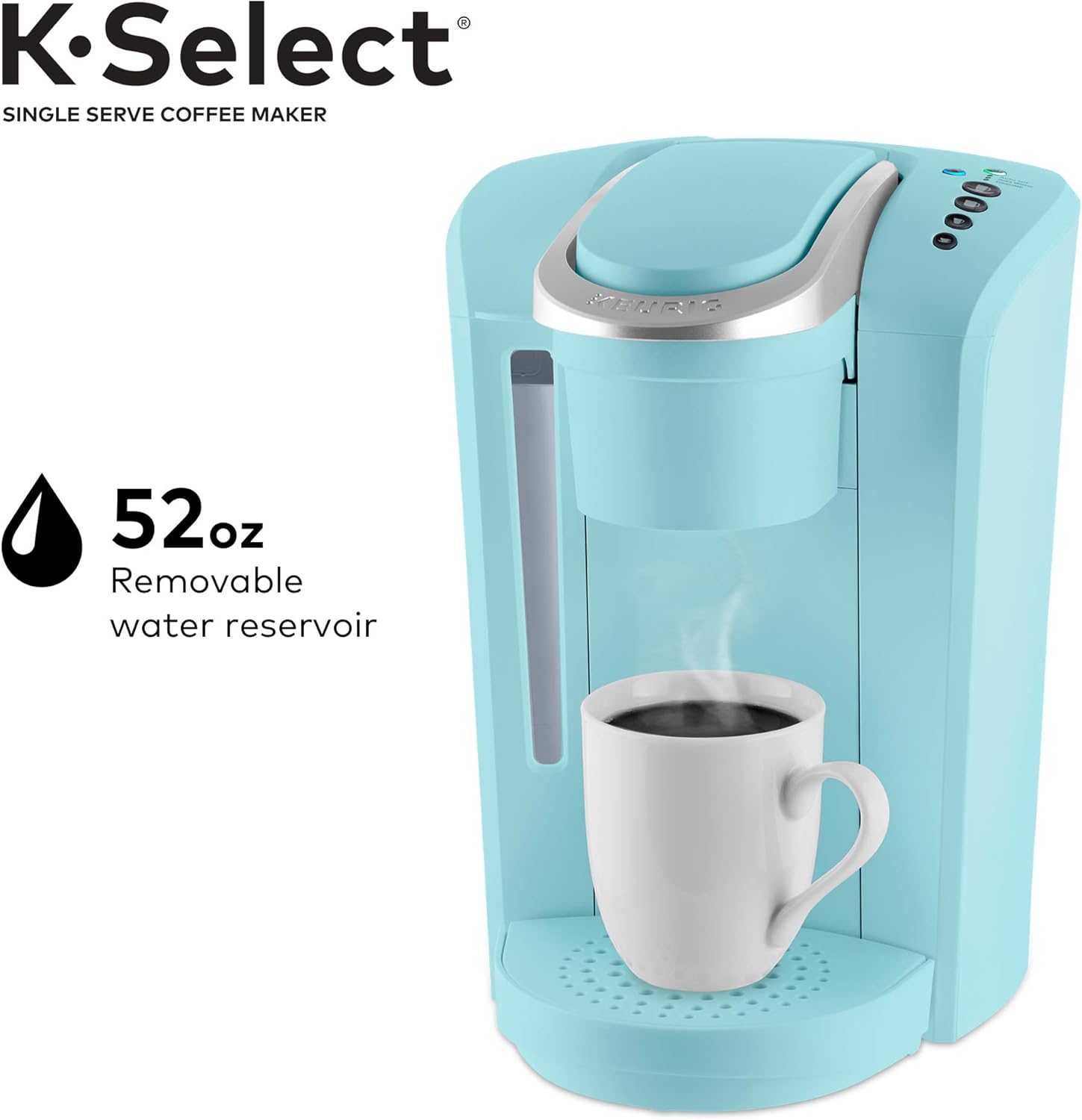 Keurig K-Select Single-Serve K-Cup Pod Coffee Maker, Matte Black