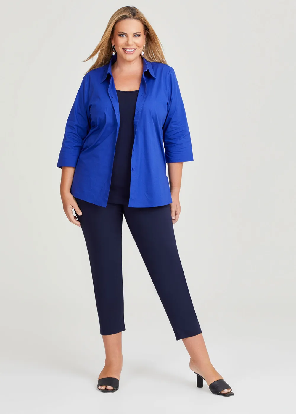 Stretch Cotton Poplin Shirt