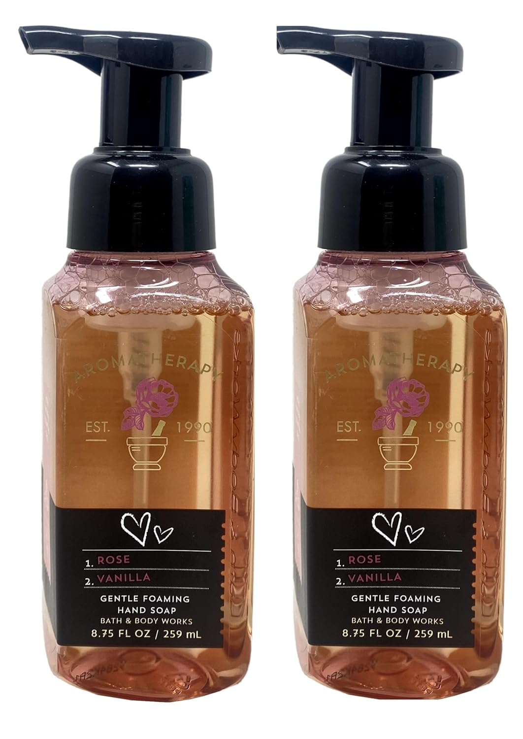 Bath and Body Works FRESH AND BRIGHT Hand Soaps - Set of 5 Gentle Foaming Soaps