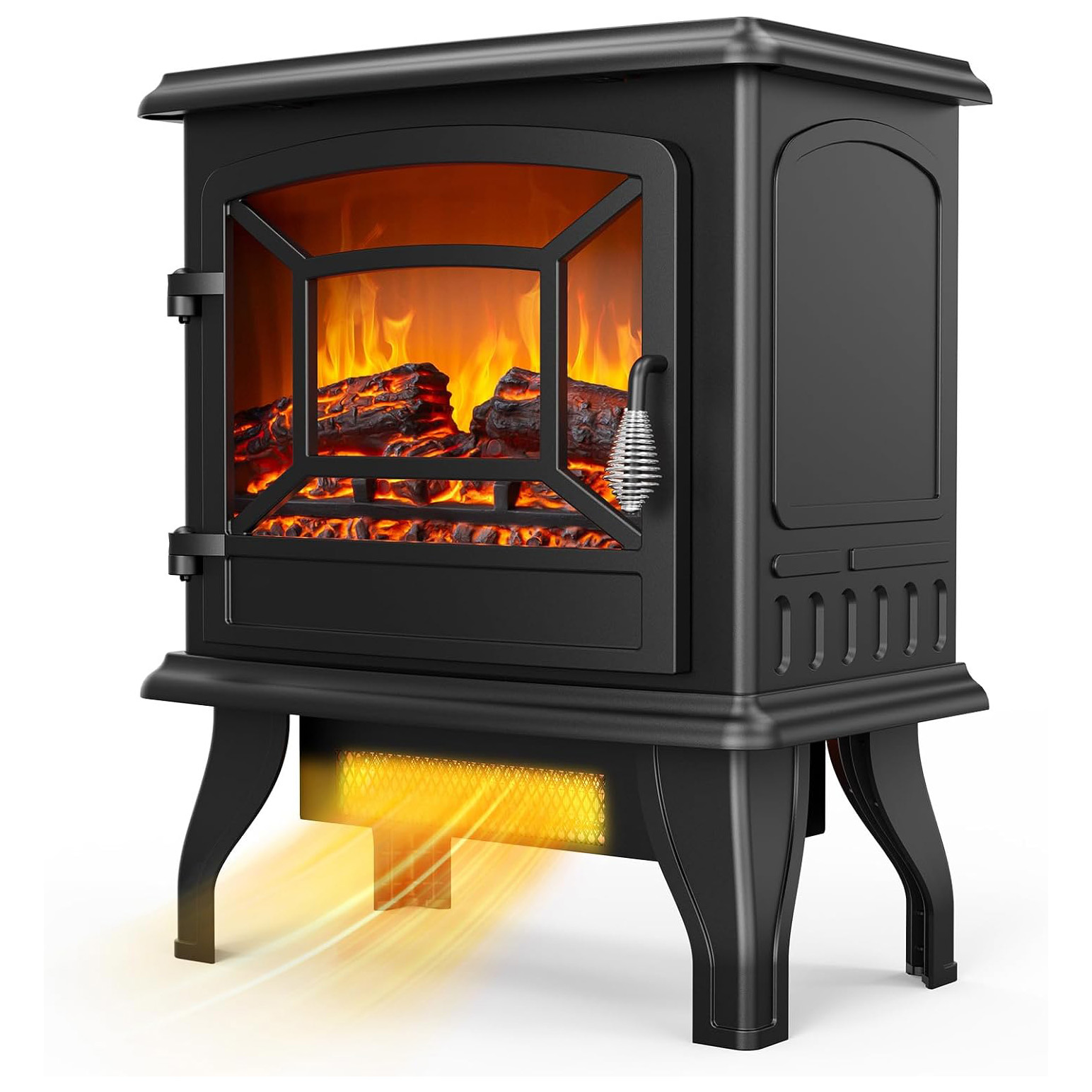 ROVSUN 1500W Electric Fireplace Stove, 22.4
