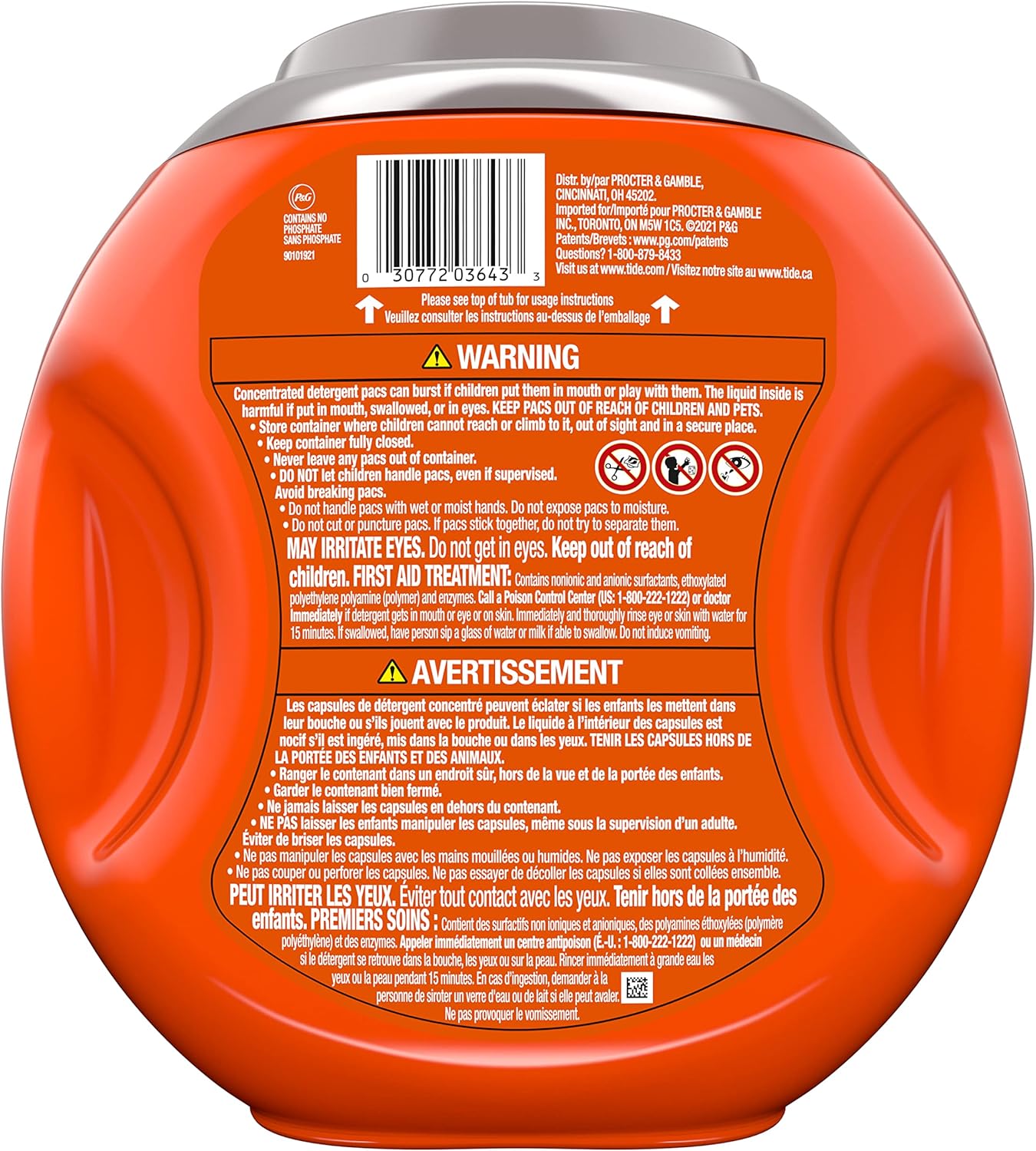 Tide Power PODs Hygienic Clean Heavy Duty Liquid Laundry Detergent Pacs HE Compatible 45 Count Hypoallergenic Free and Clear of Dyes and Perfumes For Visible and Invisible Dirt