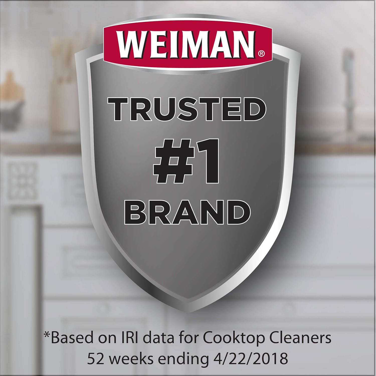 Weiman Non-Abrasive, No Scratch Induction Glass Ceramic Stove Cooktop Heavy Duty Cleaner and Polish, 20 Ounce
