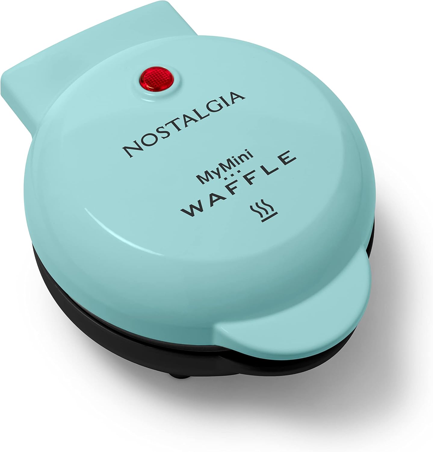 Nostalgia MyMini Cars and Trucks Shape Electric Waffle Maker, 5-Inch Non-Stick Griddle for Waffles, Hash Browns, Eggs, and More, Yellow
