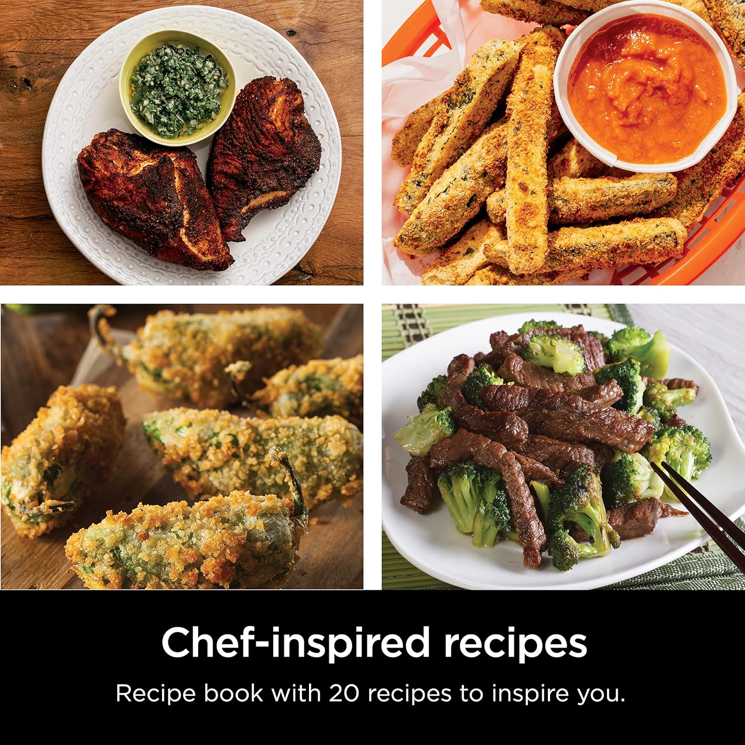 Ninja Air Fryer, Roast, Bake, Air Fry, Roast, Broil, Reheats, & Dehydrates, 4-in-1, Fries, Frozen Food, Veggies, and Juicy Meat, Less Oil, Easy Meals, Healthy Meals