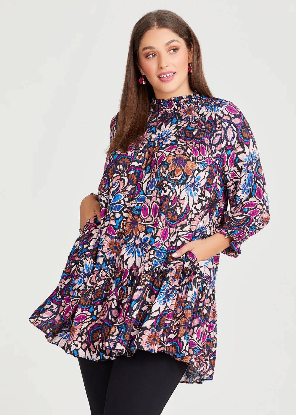 Natural Metallic Blair Tunic