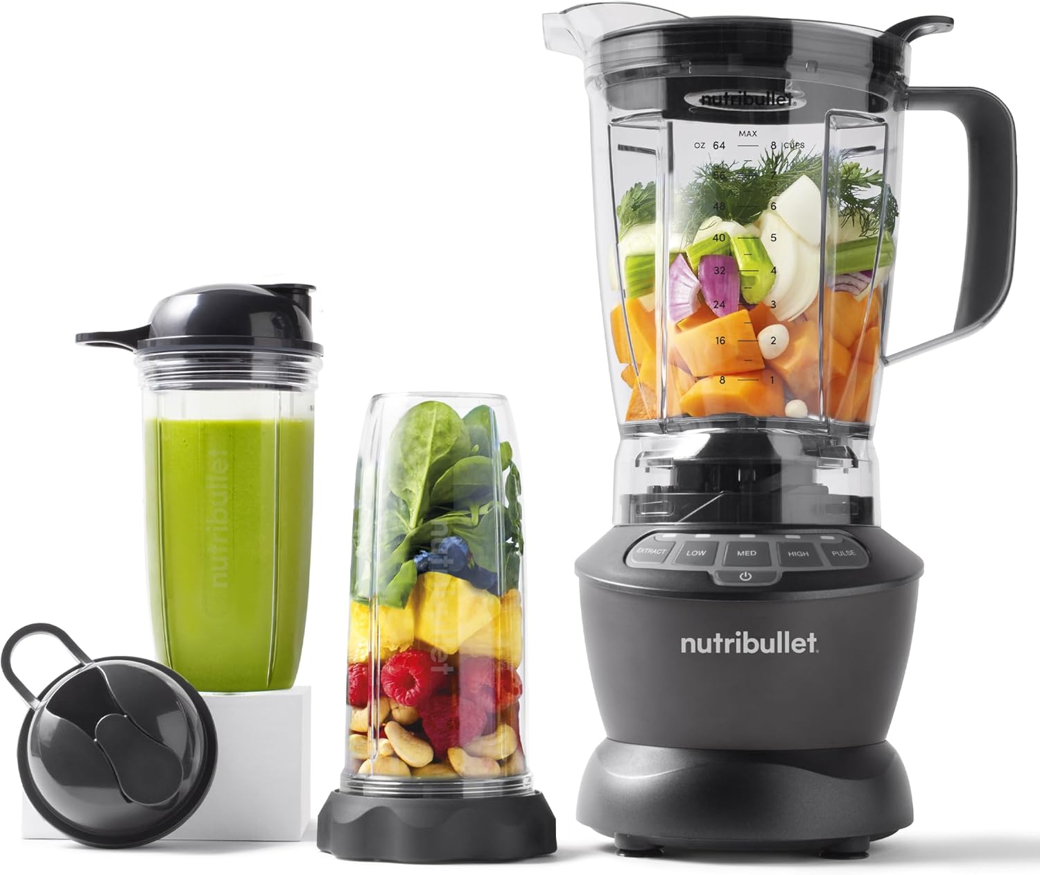 nutribullet Full-Size Blender Combo 1200W – NBF50500 - Dark Gray