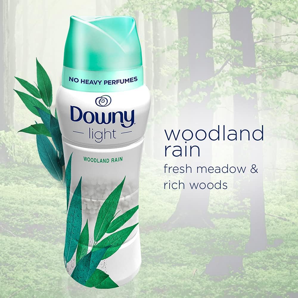 Downy Light In Wash Scent Booster Beads, Ocean Mist Scent, 24 oz, Downy Scent Booster Beads, Laundry Beads, No Heavy Perfumes