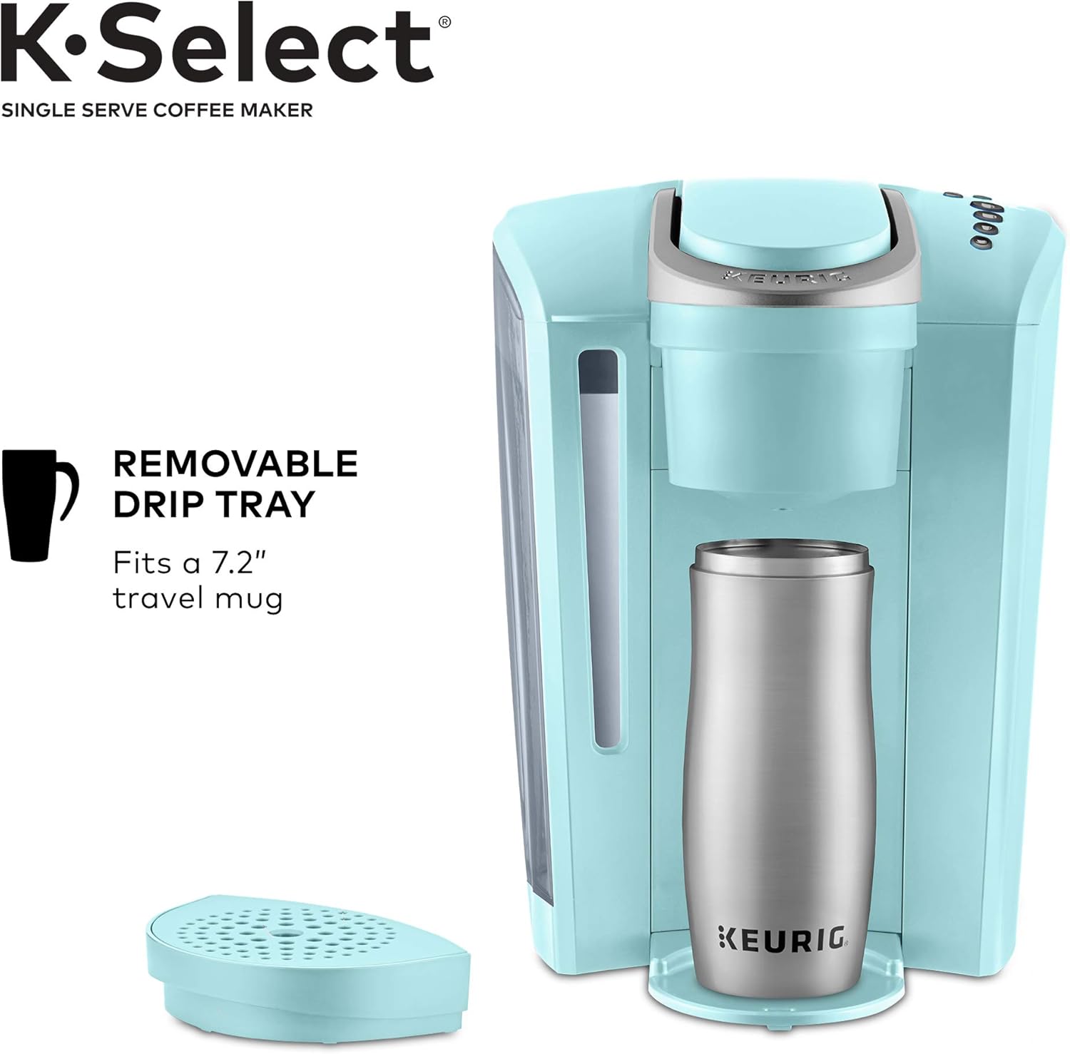 Keurig K-Select Single-Serve K-Cup Pod Coffee Maker, Matte Black