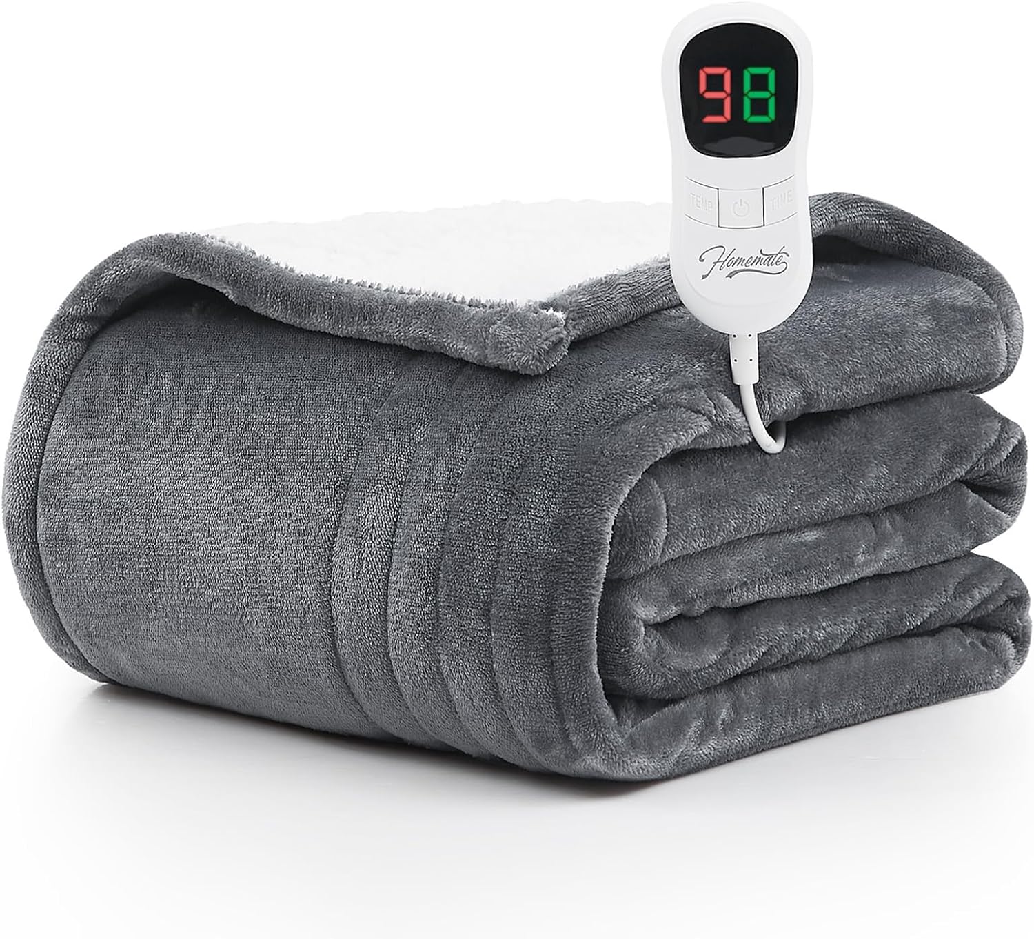 Homemate Heated Blanket Electric Throw - 50