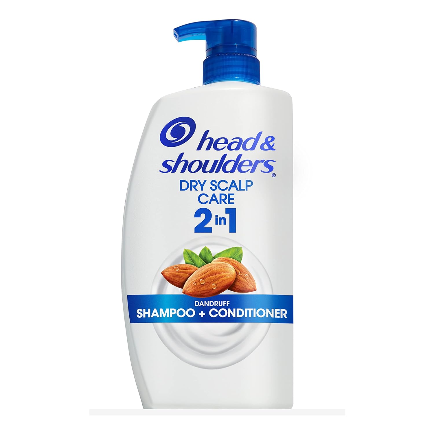 Head & Shoulders 2-in-1 Dandruff Shampoo and Conditioner Set, Advanced Dry Scalp Care, Anti Dandruff Treatment, Nourishing Almond Oil, Itch & Dryness Relief, Scalp Shield, 32.1 Fl Oz Each, 2 Pack