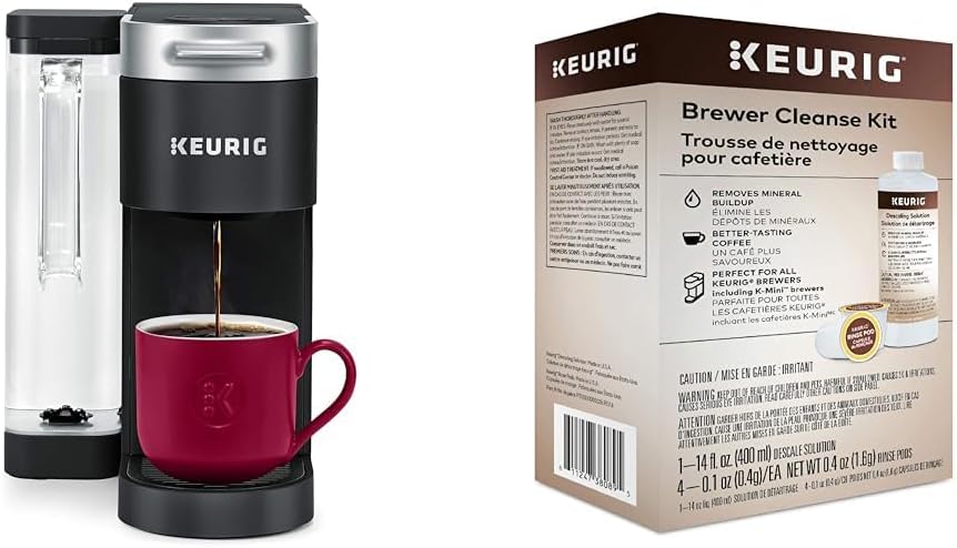 Keurig K-Supreme Single Serve K-Cup Pod Coffee Maker, MultiStream Technology, 4 Brew Sizes, 66oz Dual-Position Removable Reservoir, Black