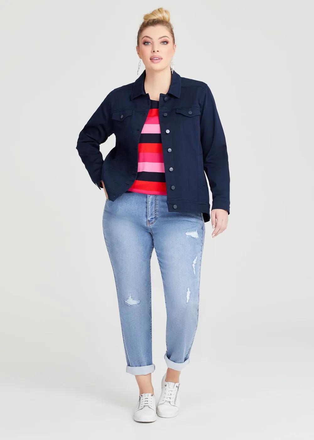 Coloured Best Fit Denim Jacket